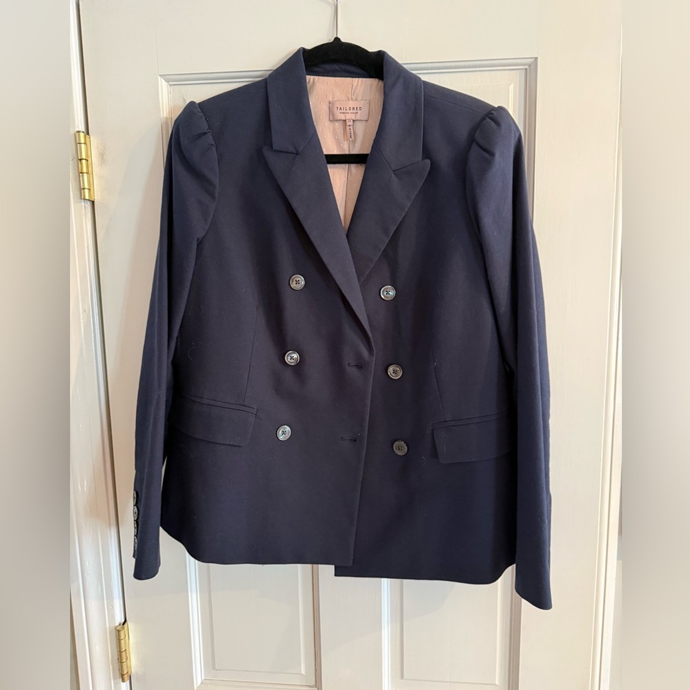 Rebecca Taylor Navy Blue Blazer